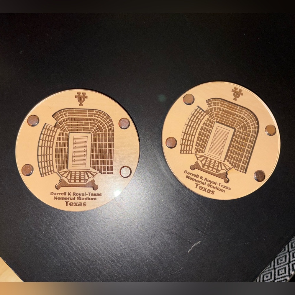 DKR Texas Longhorn Stadium Coasters